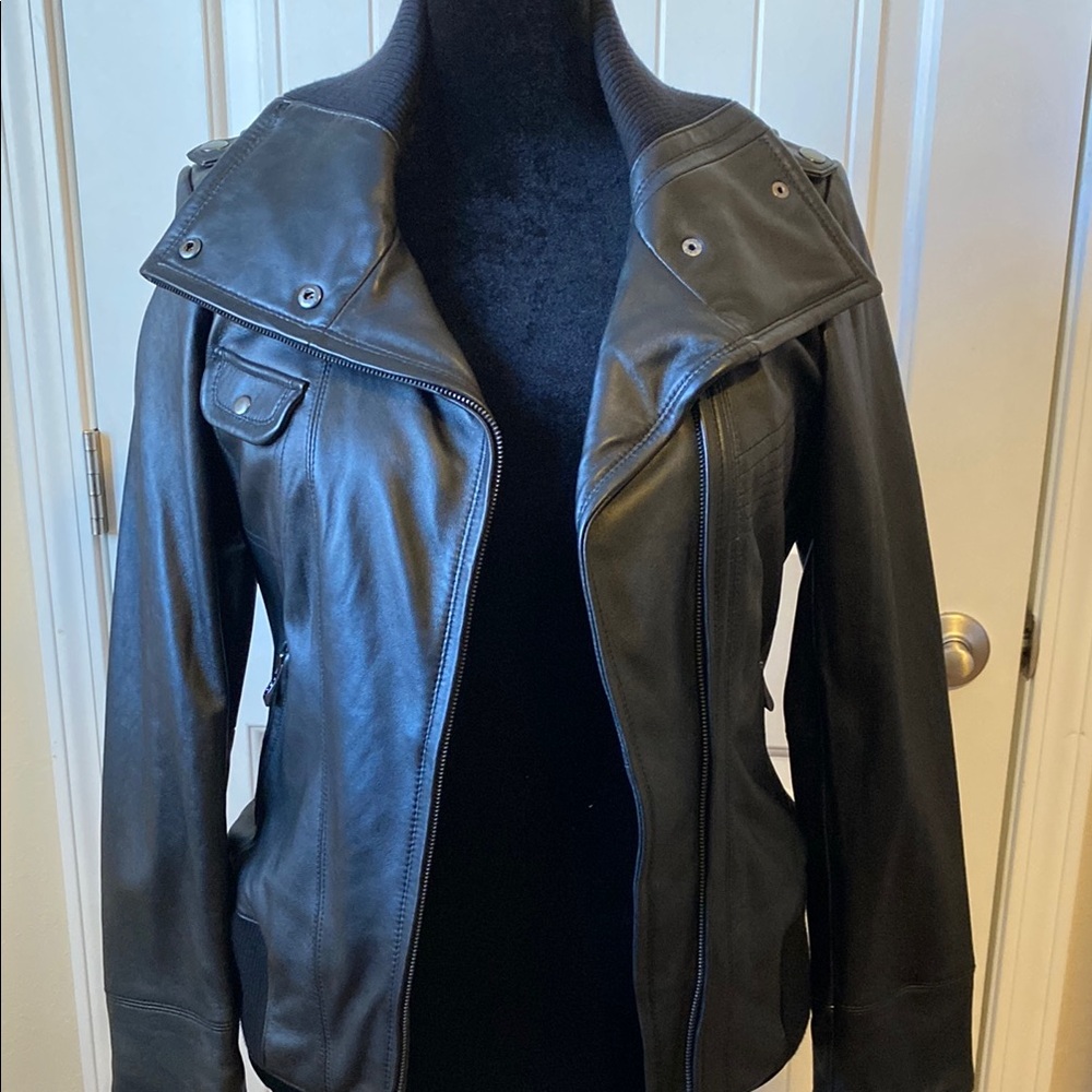 Pelle Studio Leather Jacket, Black, size M